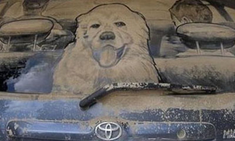 Vieze auto’s beschilderen