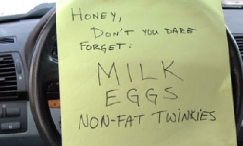 De post-it waar je niet omheen kunt