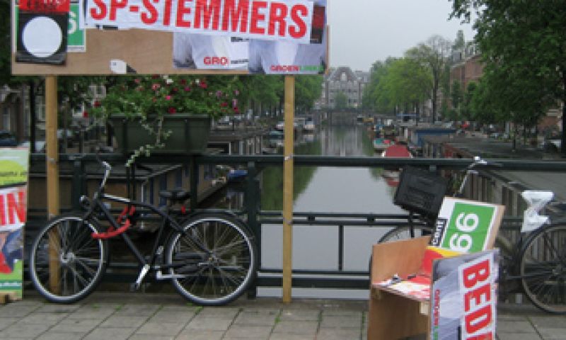 Guerrilla straatmeubilair voor de gelukkige vinder