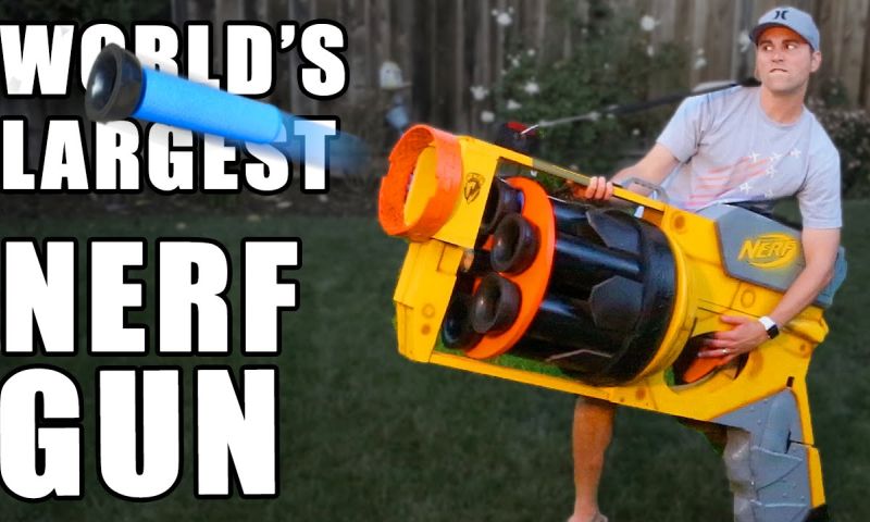 Video van de Dag: de grootste NERF-gun ter wereld