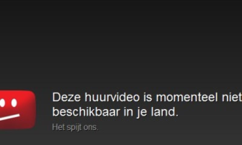 Nieuwe filmstreams YouTube niet in Nederland
