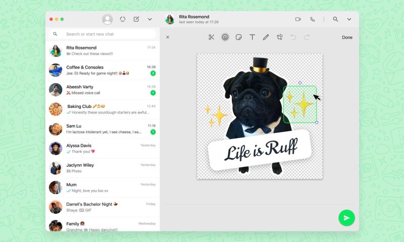 whatsapp sticker maken eigen stickermaker meta