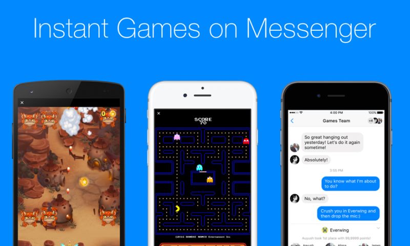 Facebook laat je games spelen binnen Messenger