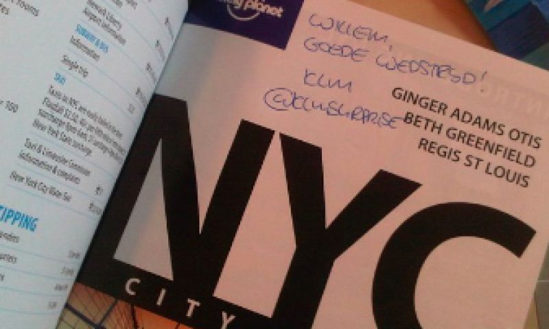 KLM geeft kleine cadeautjes weg