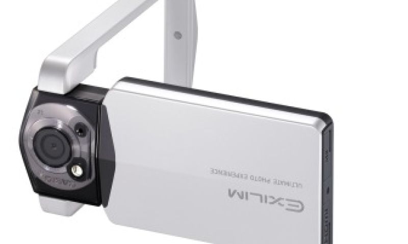 Frame en touchscreen flexibel in Casio-camera