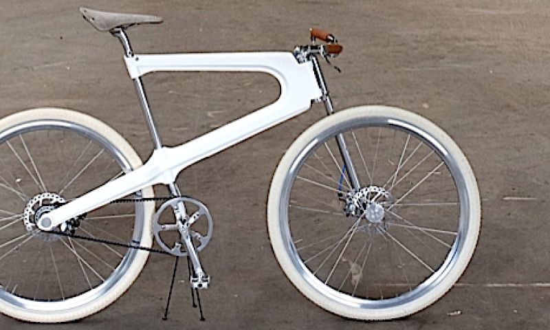 Hollandse fiets uit twee platen