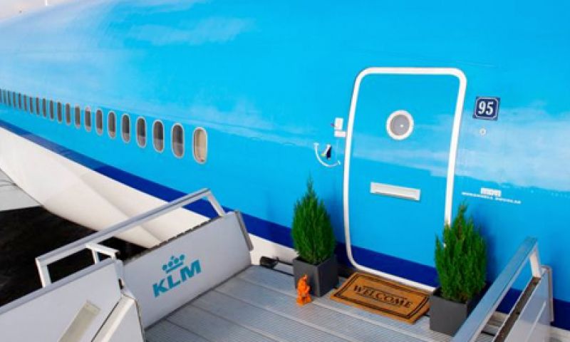 Slapen in een KLM-vliegtuig? Kan nu met Airbnb