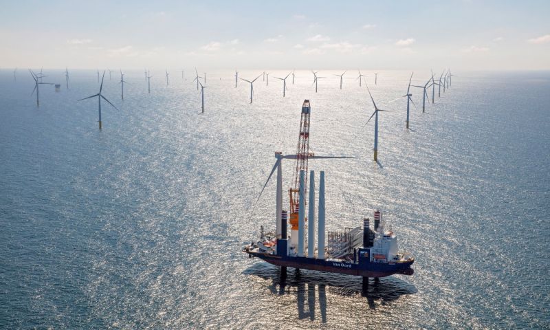 groene waterstof project eemshaven windpark shell gasunie groningen seaports nederland