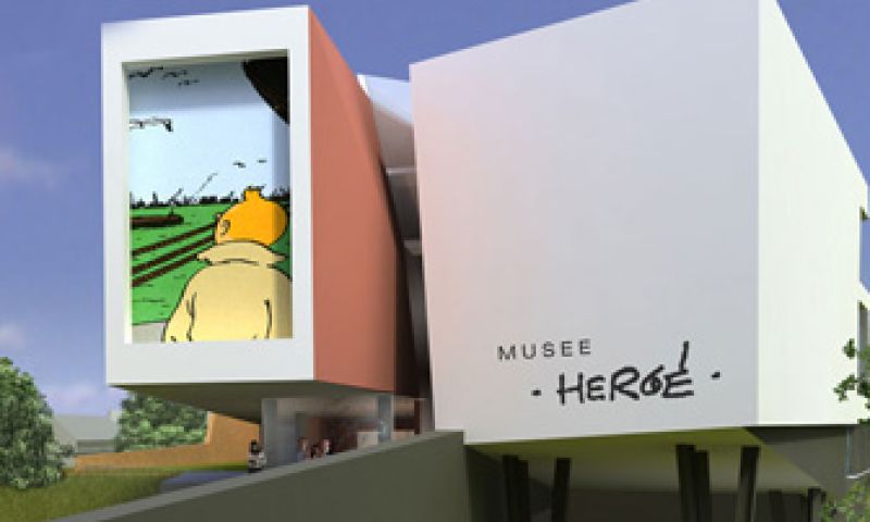 Joost Swarte ontwerpt interieur Kuifje-museum 