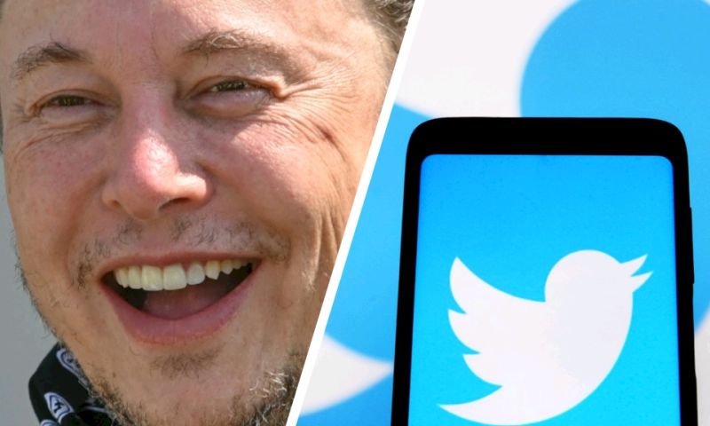 Elon Musk twitter aandeel koers aandelen beurs tesla