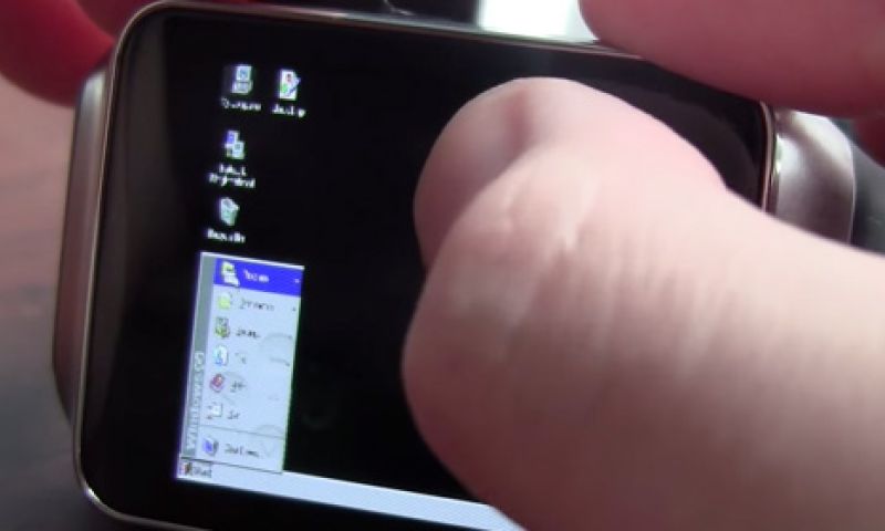 Wat nou Android Wear? Draai Windows 95 op je smartwatch!