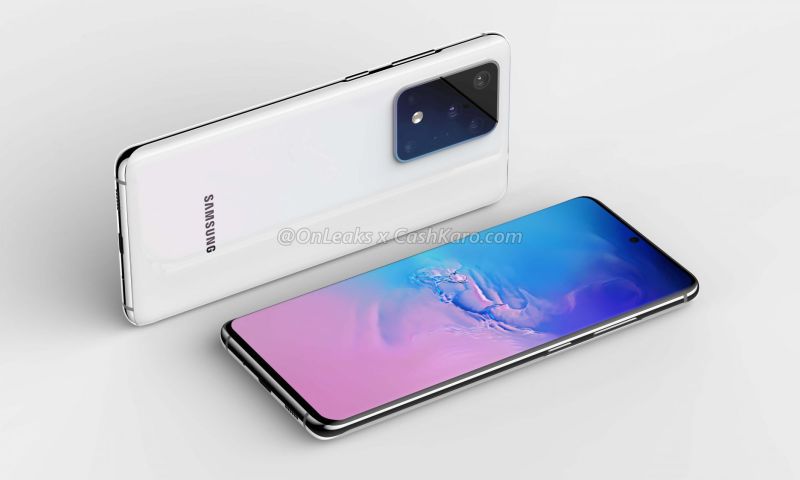 'Samsung Galaxy S11+ renders tonen enorm camera-eiland'