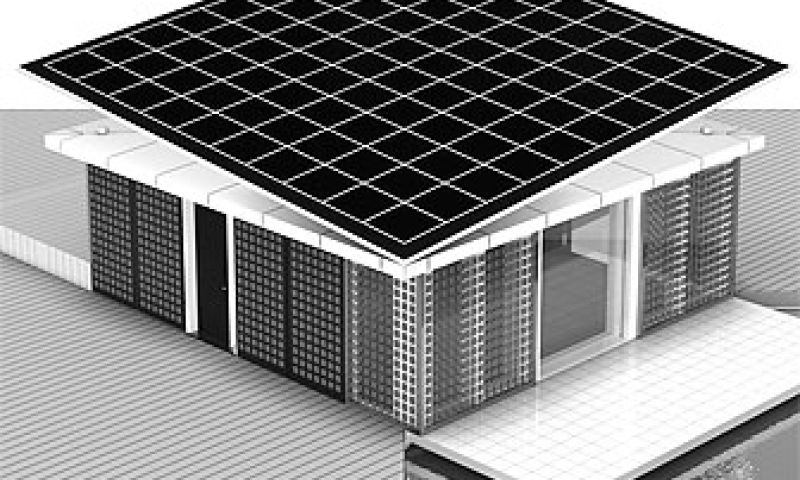 Roterende zonnepanelen op het dak