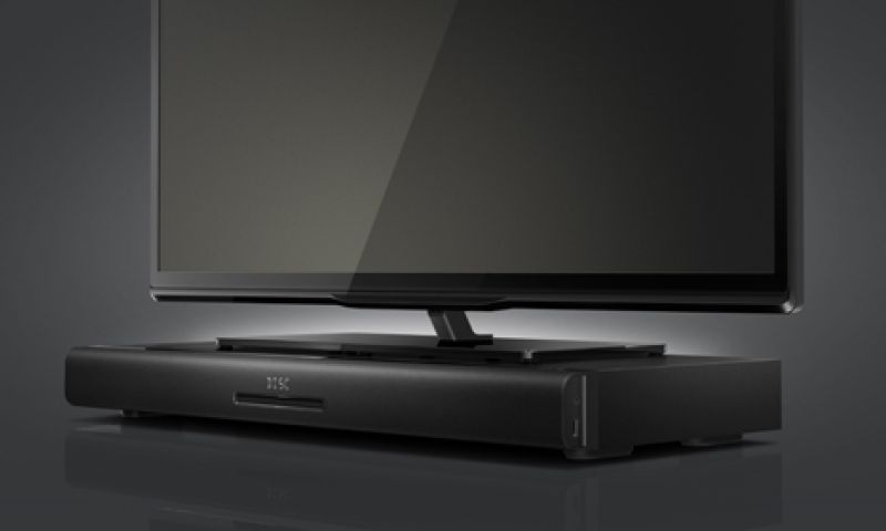 Je tv kan op Philips' soundbar staan