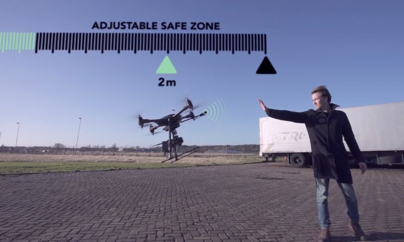 Nederlandse drone houdt zelf veilige afstand