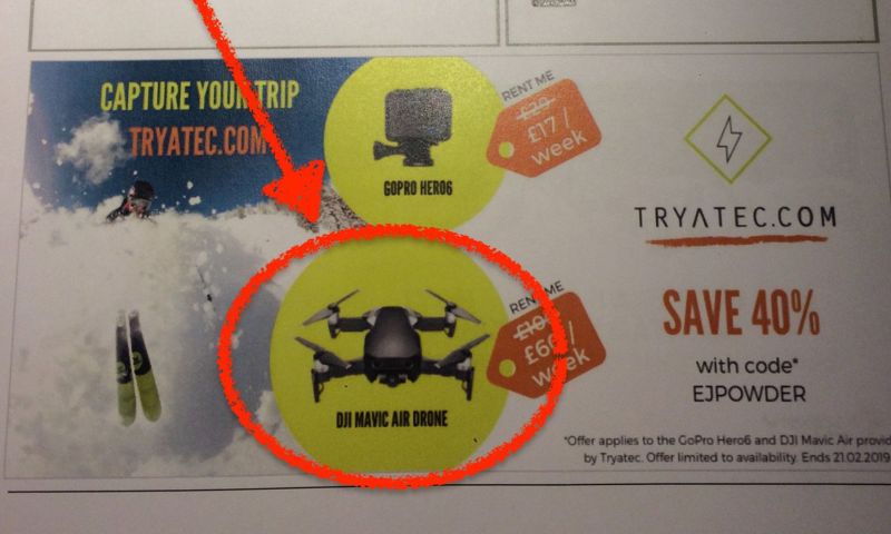 EasyJet verwijdert drone-reclame van boardingpass Gatwick