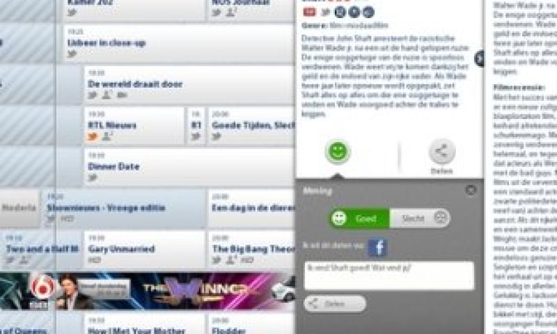 Veronica-app showt wat vrienden kijken