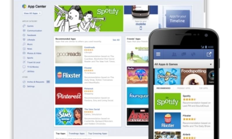 Facebook opent eigen app-winkel