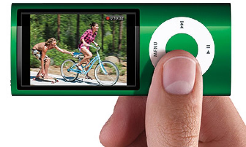 Nu ook filmen met iPod Nano