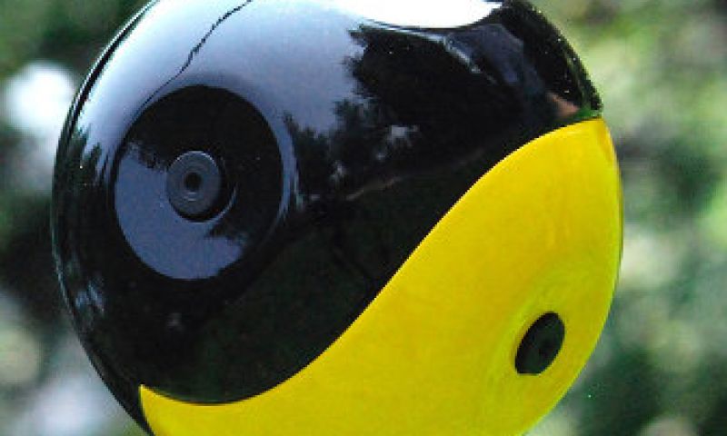 Camerabal maakt panoramafoto's vanuit de lucht