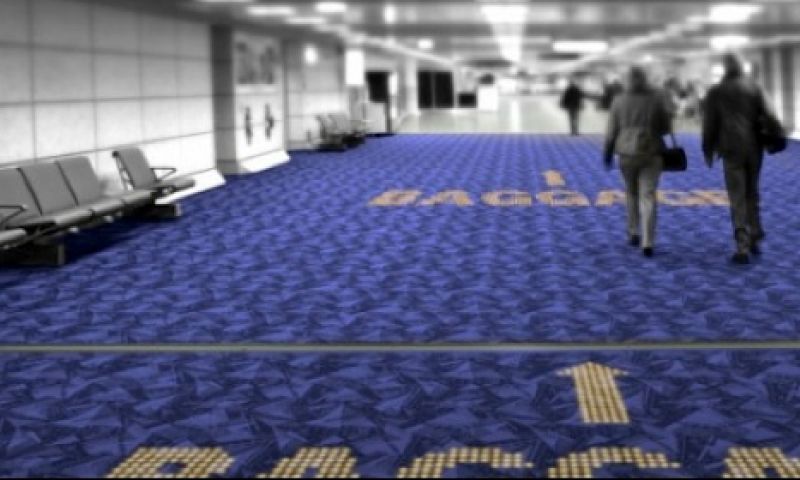 Lichtgevend tapijt wijst de weg