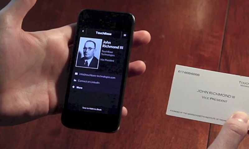 Visitekaartje 2.0: tikken en alles staat op je smartphone