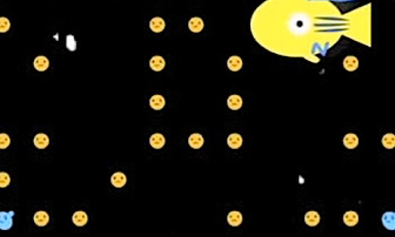 Speel Pacman met pantoffeldiertjes