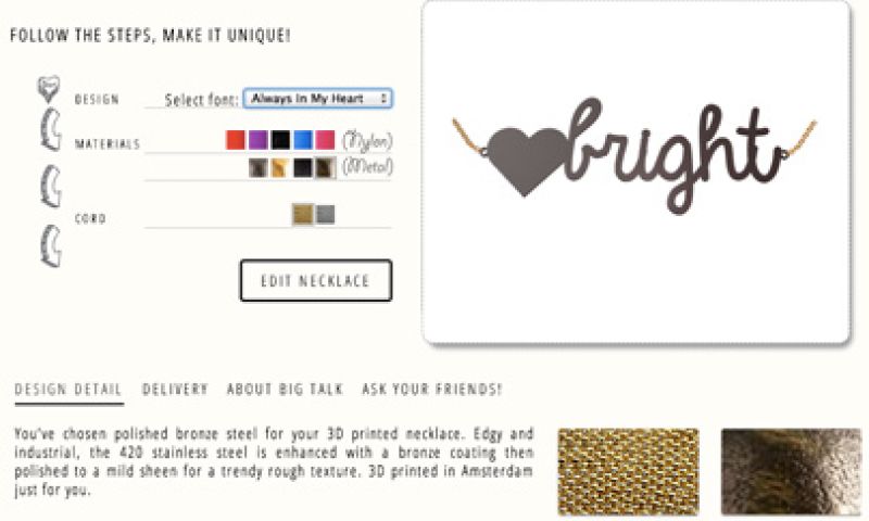 HEMA gaat ook sieraden 3d-printen