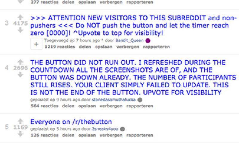 Heel Reddit is in de ban van deze knop, wat doet ie?