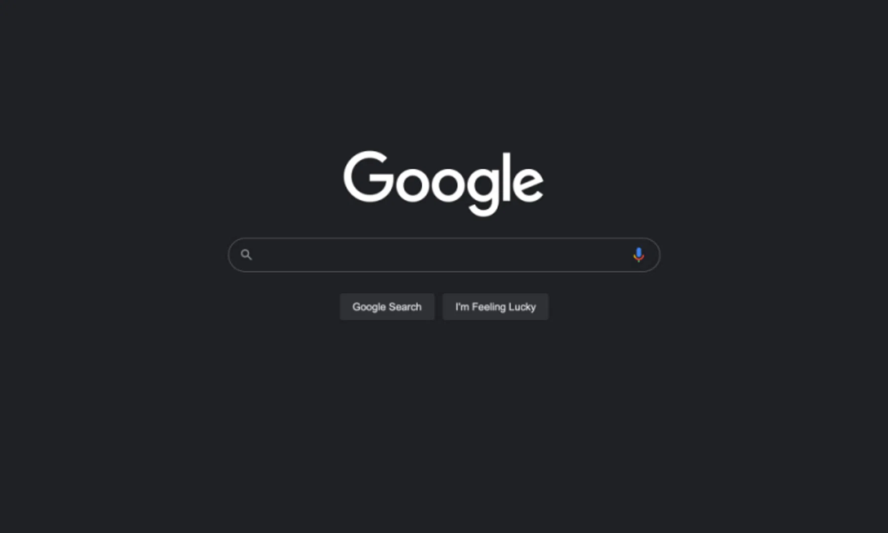 google search zoekmachine dark mode donkere modus desktop windows macos