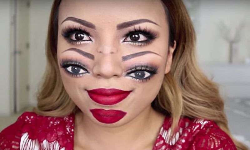 Video: make-up mindfuck gaat viral, tip voor Halloween?