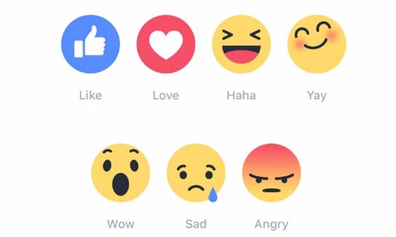 Behalve like nu ook 'angry' en 'wow' op Facebook