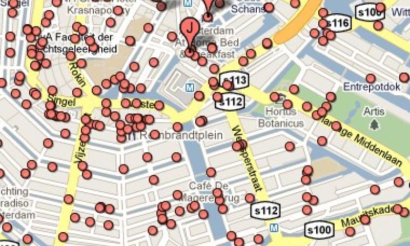 Experimenten in Google Maps