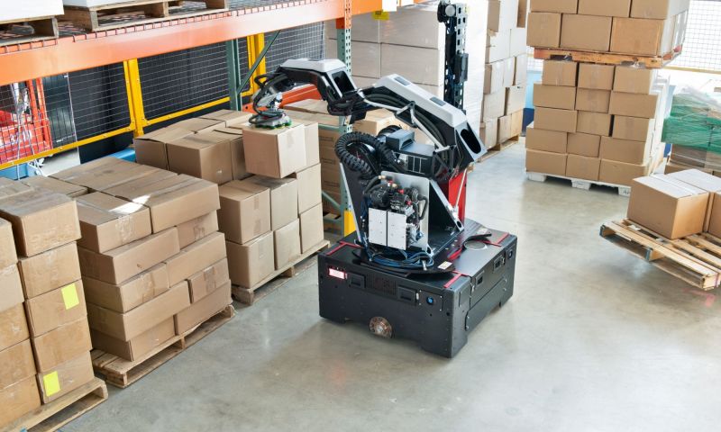 boston dynamics robot robotarm magazijnen stretch