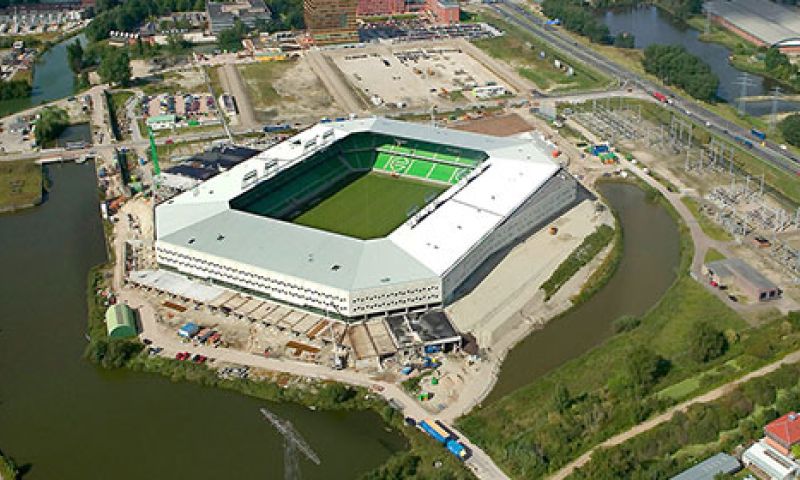 Dak stadion FC Groningen wordt zonnecentrale