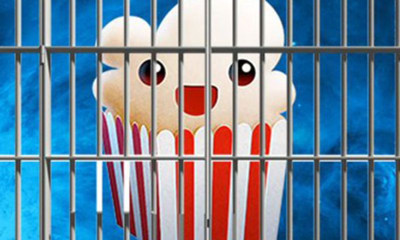 'Amerikaanse filmindustrie achter offline halen PopcornTime.io'