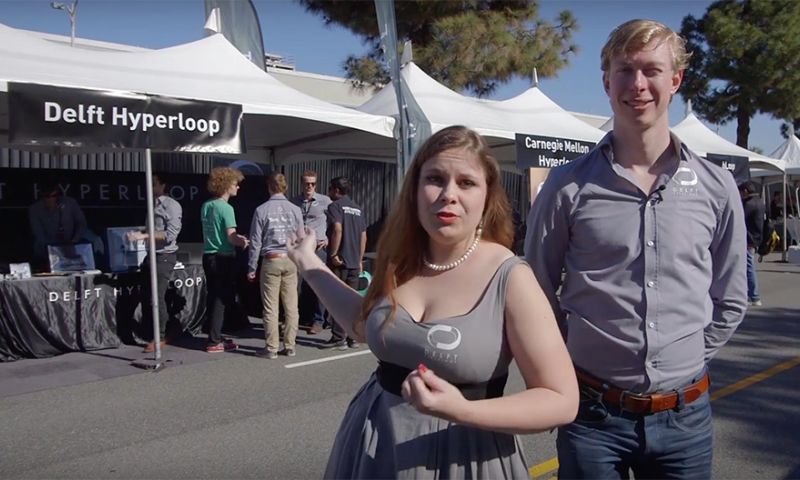 TU Delft bij laatste drie in Hyperloop-wedstrijd