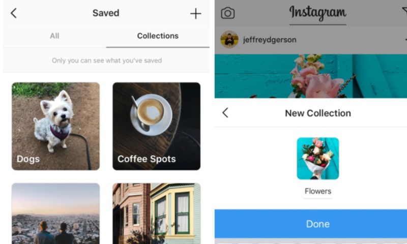 Nieuwe Instagram-functie laat je opgeslagen foto's organiseren