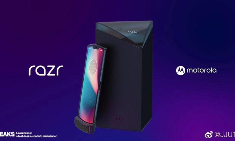 'Verticaal opvouwbare Motorola Razr op gelekte beelden te zien'