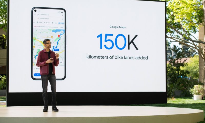 google io 2021 maps routes veilig android auto car