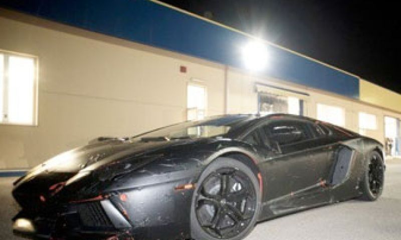 Nieuwe Lamborghini gespot