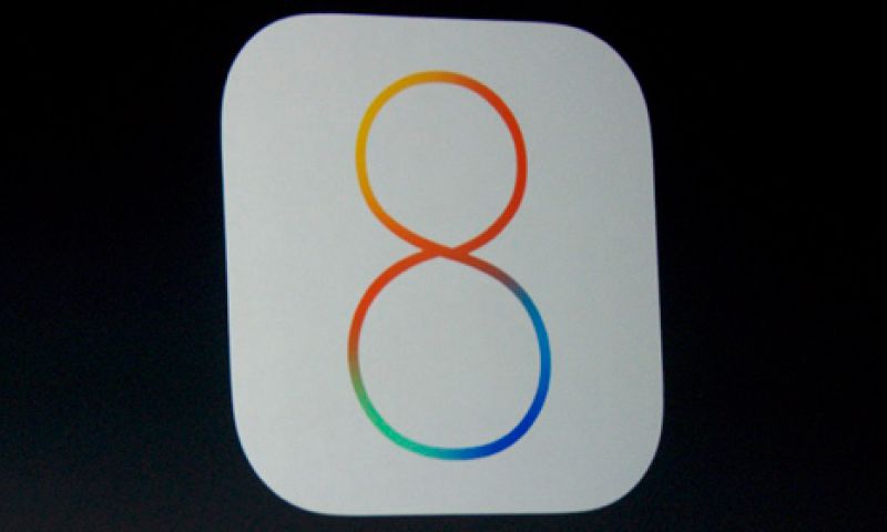 Apple blundert met eerste iOS 8-update