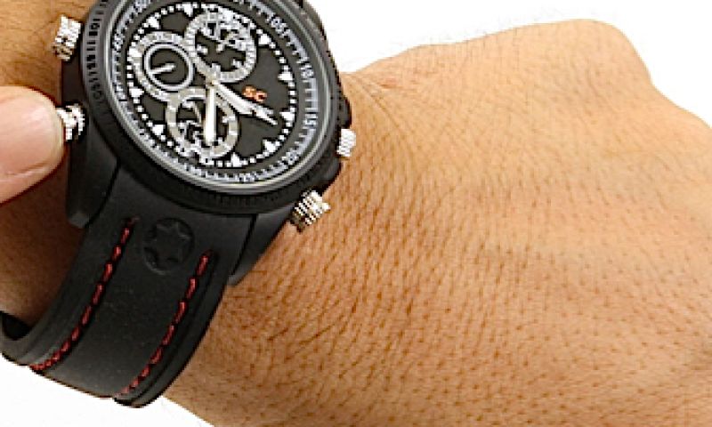 Waterdicht James Bond-horloge met spycam