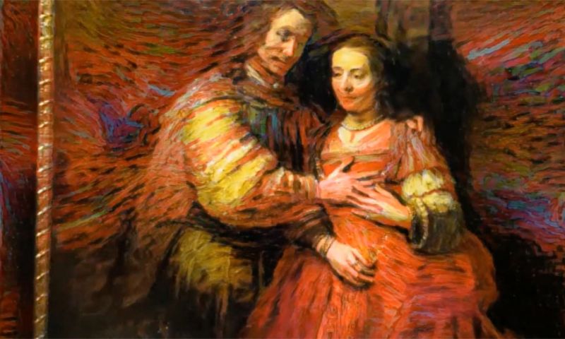 Video: Rembrandt verandert in Van Gogh