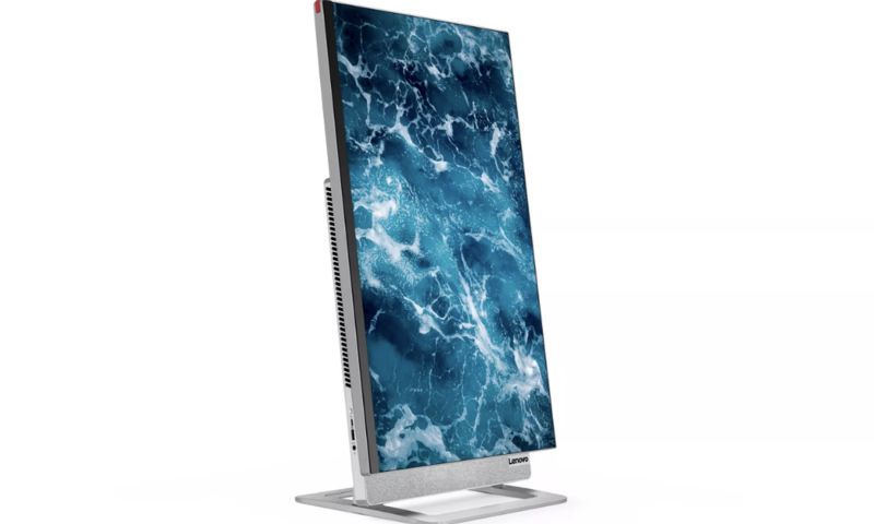 lenovo all in one pc computer verticaal scherm roterende monitor
