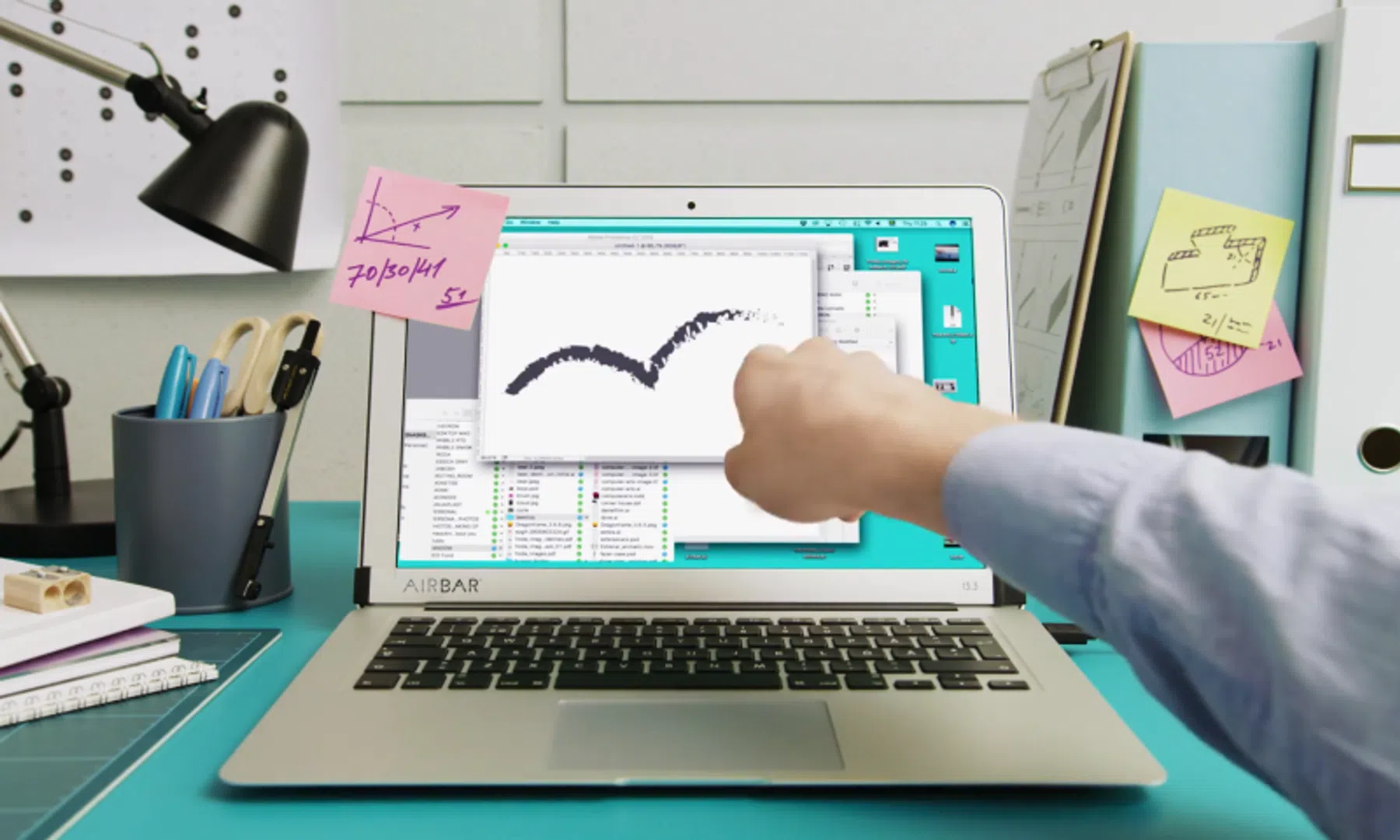 AirBar maakt van MacBook-scherm een touchscreen