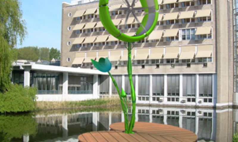 Groene fontein voor een positief gevoel