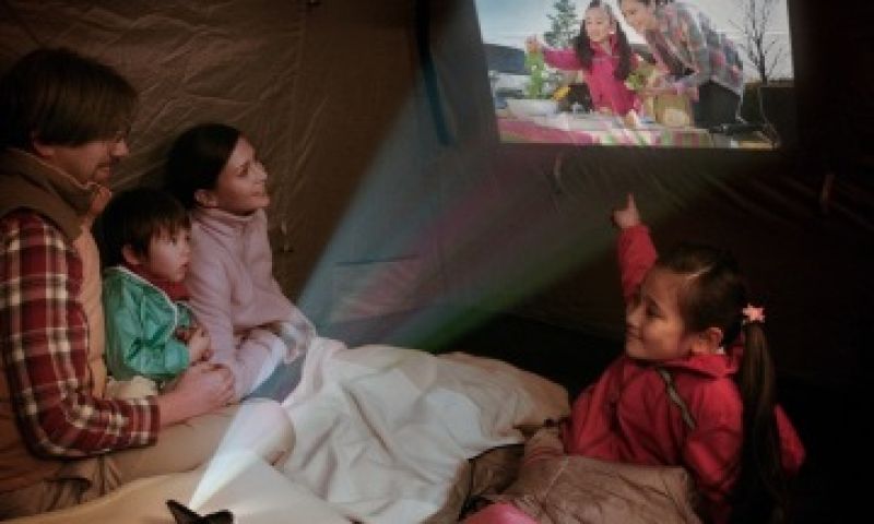 Sony stopt projector in Handycams