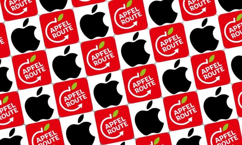Apple protesteert tegen logo Duitse 'appelfietsroute'