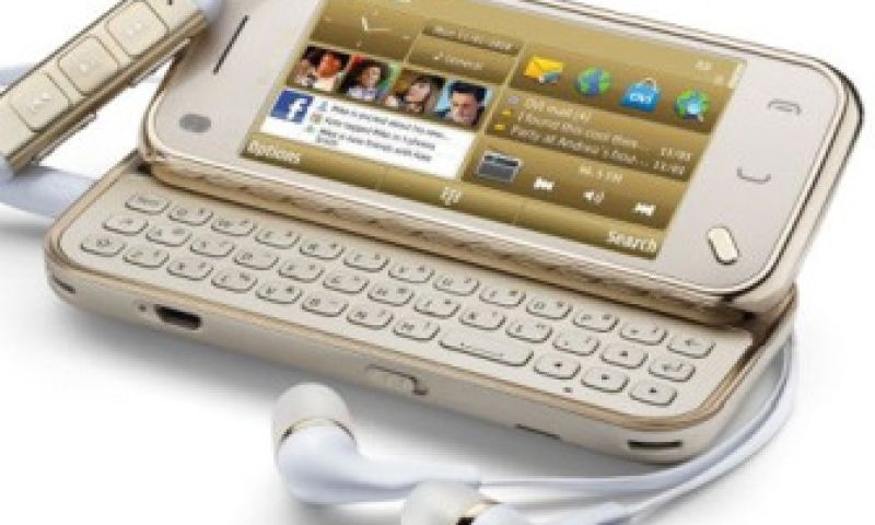 Bellen met 18-karaats Nokia N97 mini